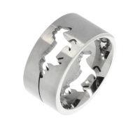 Lasered Rings - Stainless Steel