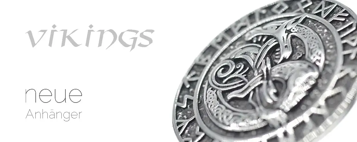 K Design Schmuck Großhandel zeigt neue Wikinger Anhänger