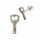 Silver Stud Earrings - Bottle Opener