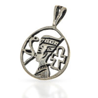 925 Sterling Silver Pendant Egyptian Priest