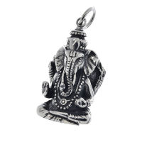 Stainless Steel Pendant - Ganesha Lord of the Hosts