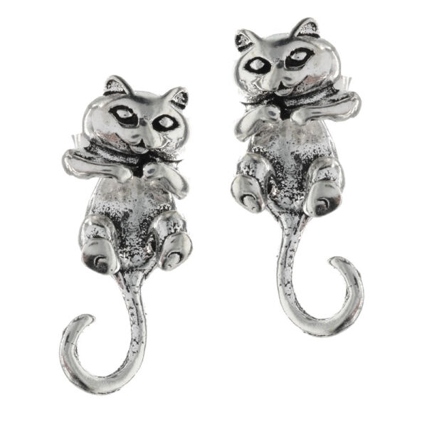 Ohrstecker 925er Sterling Silber-- Katze "Mimi"