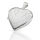 925 Sterling Silber Medaillon Herz 35 x 33 x 8  mm "Esra"