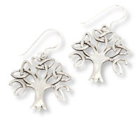 925 Sterling Silver Earrings- Yggdrasil