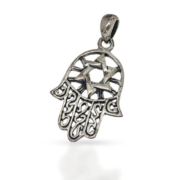 925 Sterling Silberanhänger - Hand der Fatima "Eylül"