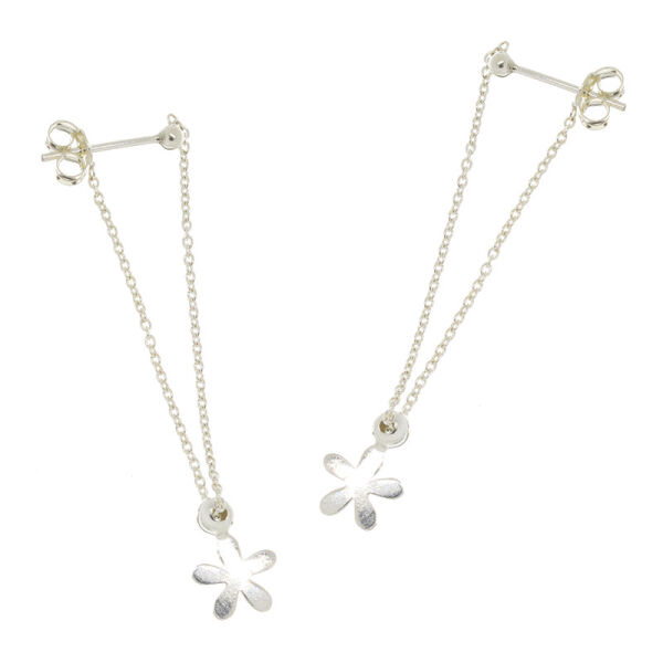 Ohrstecker 925er Sterling Silber-- Blume