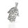 925 Sterling Silberanhänger - Hand der Fatima "Azra"
