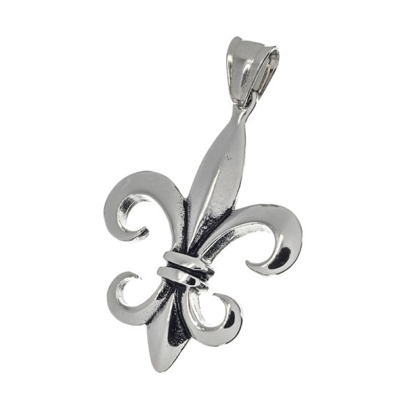 Stainless steel pendant - Fleur de Lys