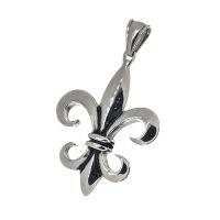 Edelstahlanhänger - Fleur de Lys
