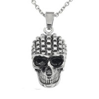 Stainless steel pendant – skull