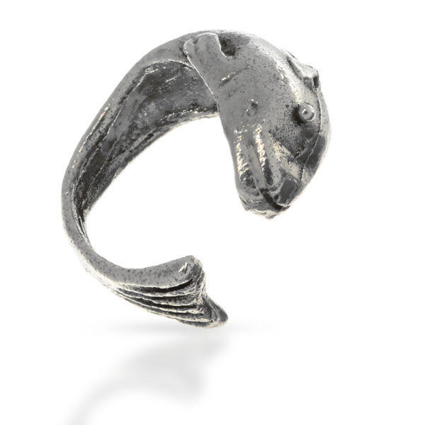 Silberohrklemme Delfin