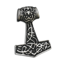 Edelstahlanhänger – Thors Hammer mit...