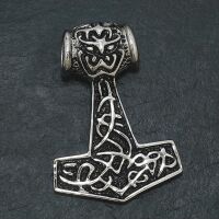 Edelstahlanhänger – Thors Hammer mit...