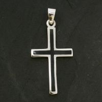 925 Sterling Silberanhänger - Kreuz "Janko"