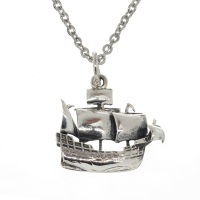 925 Sterling Silberanhänger - Segelboot...