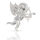 925 Sterling Silver Pendant – Pjotr Cupid with Drawn Bow