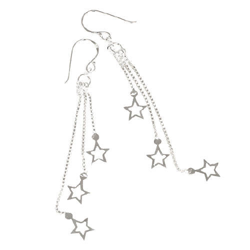 Ohrhänger 925er Sterling Silber- Sterne