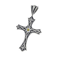 Edelstahlanhänger - Das Lateinische Kreuz