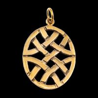 Bronzeanhänger  Keltischer Knoten
