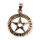 Bronzeanhänger - Pentagramm im Runenkreis