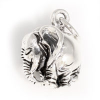 925 Sterling Silberanhänger - Elefant...