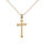 Bronzeanhänger Kleeblattkreuz