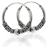 925 sterling silver balicreole 14 mm