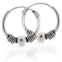 925 Sterling Silber Balicreole 14 mm