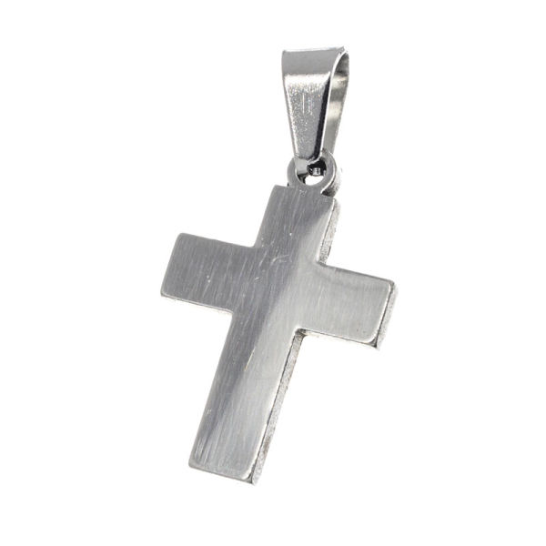 Stainless steel pendant - pilgrim cross