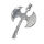 Stainless steel pendant double-axe