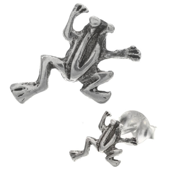 Silberohrstecker - Frosch