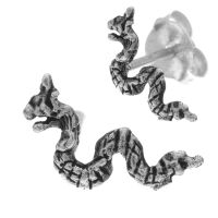 Silberohrstecker - Drachen
