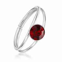 925 Sterling Silberring / Kinder- und Zehenring "Blauer Stein"