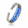 925 Sterling Silver Toe Ring / Childrens Ring with Five Decorative Beads