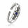 925 Sterling Silver Toe Ring / Childrens Ring with Centre Accent and Rope Details