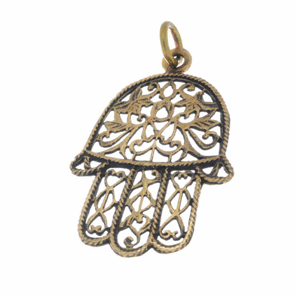 Bronzeanhänger Hand der Fatima
