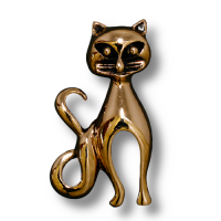 Bronzeanhänger Katze