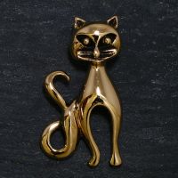 Bronzeanhänger Katze
