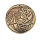 Bronze Brooch Celtic Spiral Ornament Round