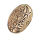 Bronze Brooch Celtic Spiral Ornament Round