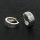 Silver Earrings - Clasp Hoops