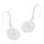 Silver Earrings - Circle wrapped
