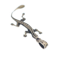 Bronzeanhänger Gecko / Echse