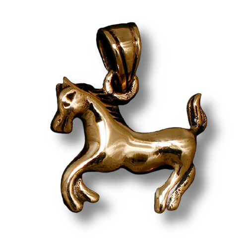 Bronzeanhänger Pferd