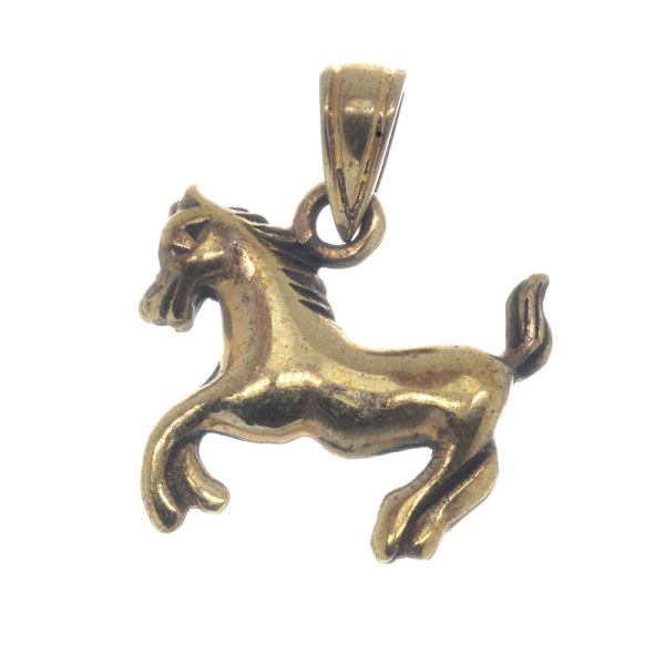 Bronzeanhänger Pferd