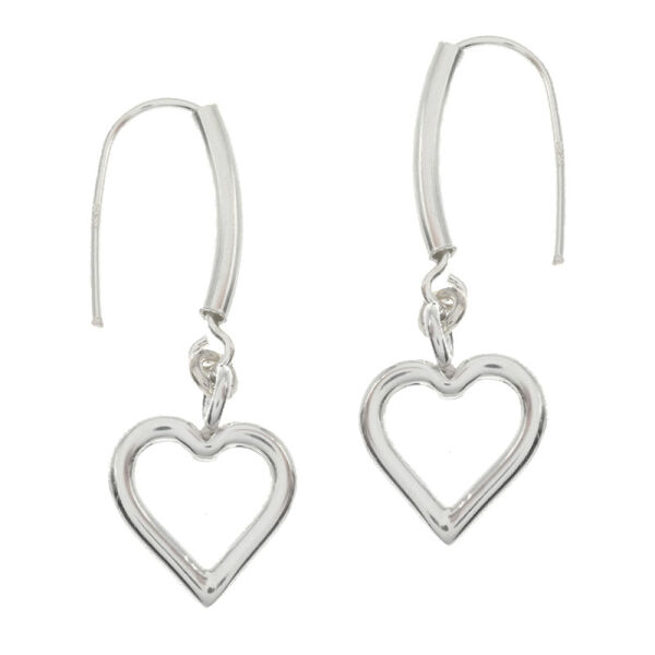 Silver Earrings - Heart
