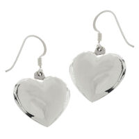 Silver Earrings - Heart