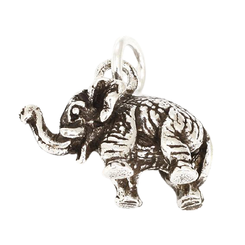 925 Sterling Silberanhänger - Elefant "Chen"