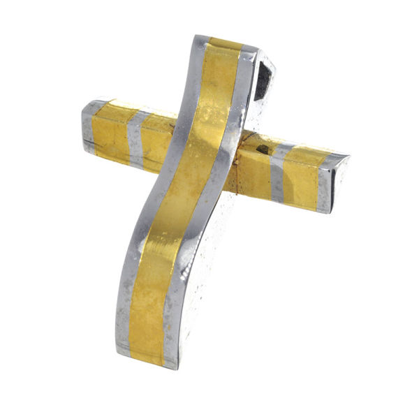 Edelstahlanhänger - Opferkreuz
