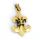 Bronzeanhänger - Heraldische Lilie